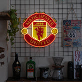 Manchester United Neonlicht