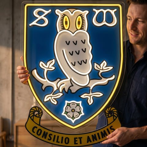 Sheffield Wednesday Crests Neon Sign