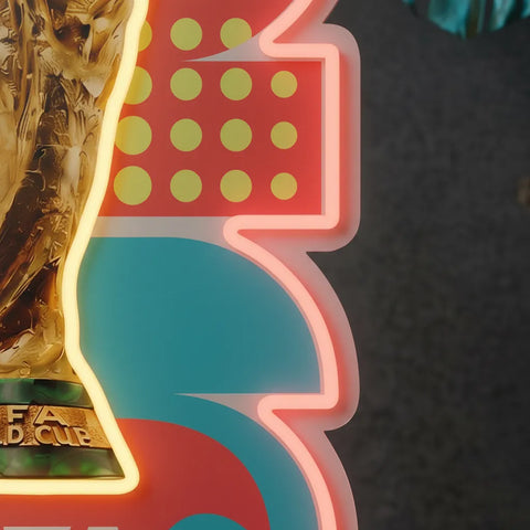 Los Angeles FIFA World Cup 2026 Neon Sign