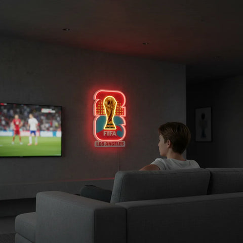 Los Angeles FIFA World Cup 2026 Neon Sign