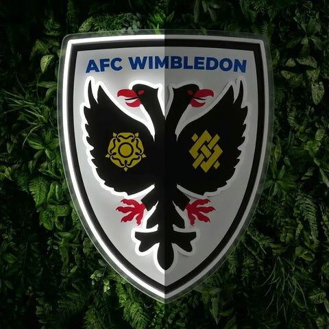 AFC Wimbledon Wappen Neonreklame