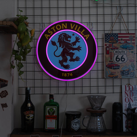Aston Villa Neon-Schild