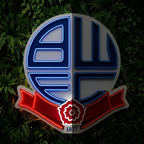 Bolton Wanderers Crest Neon Sign