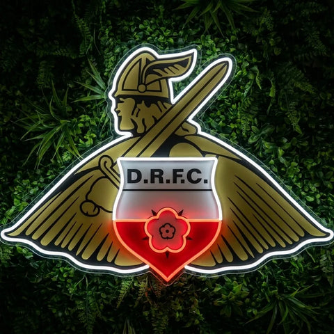 Doncaster Rovers Crest Neon Sign