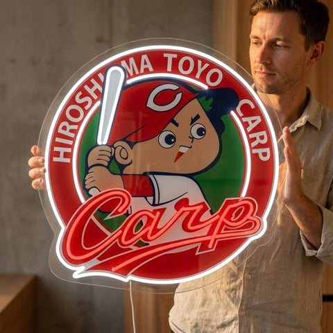Hiroshima Toyo Carp Neon Sign