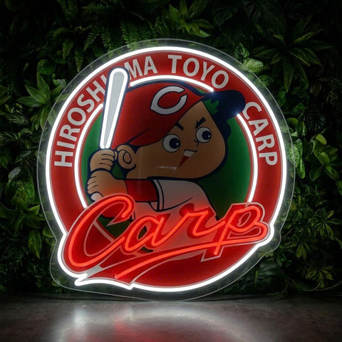 Hiroshima Toyo Carp Neon Sign
