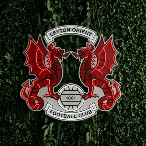 Leyton Orient Crest Neon Sign