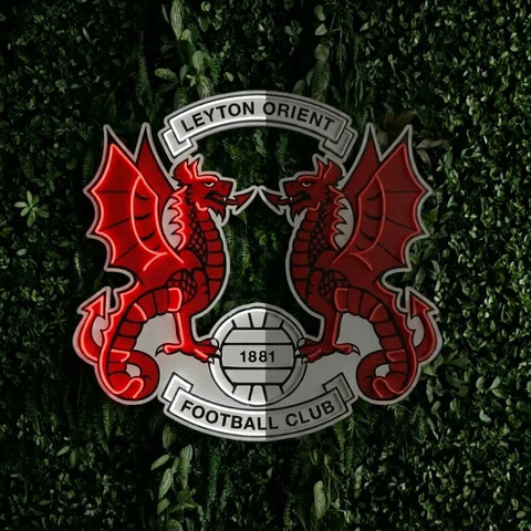 Leyton Orient Crest Neon Sign