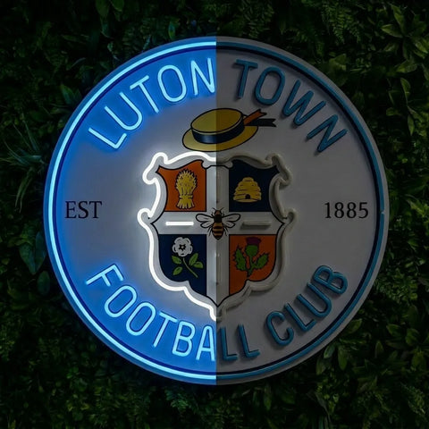 Luton Town Wappen Neonreklame