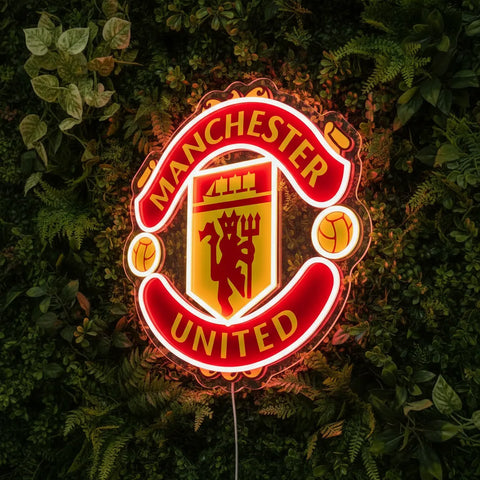 Manchester United Neon Sign