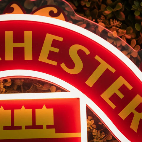 Manchester United Neon Sign