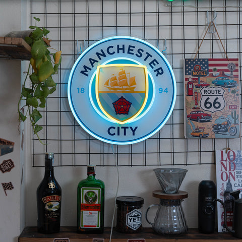 Manchester City Leuchtreklame