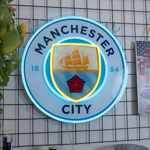 Manchester City Leuchtreklame