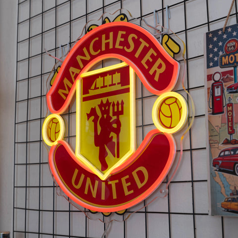 Manchester United Neon Sign