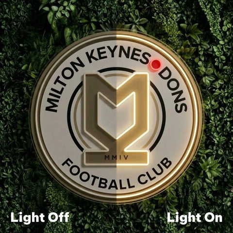 Milton Keynes Dons Neon Sign