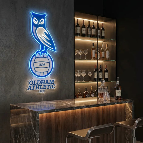 Oldham Athletic Neon Sign