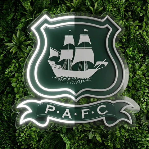 Plymouth Argyle Crest Neon Sign
