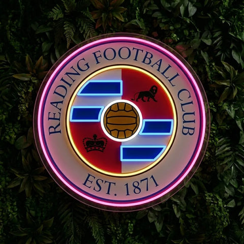 Reading FC Wappen Neonschild