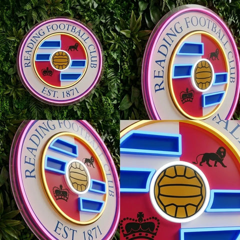 Reading FC Wappen Neonschild