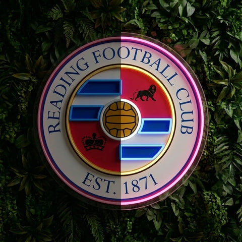 Reading FC Wappen Neonschild