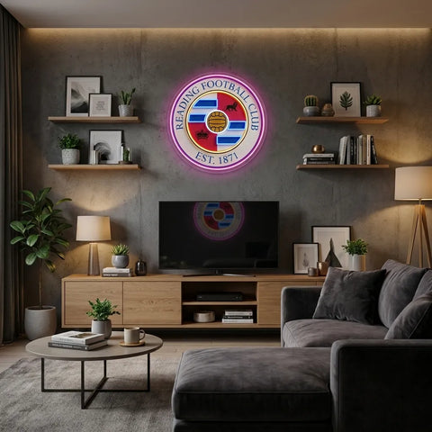 Reading FC Wappen Neonschild