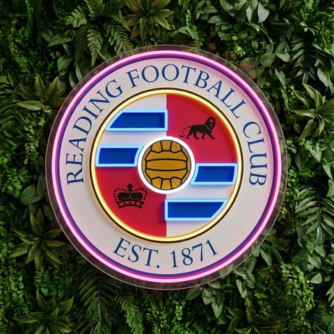 Reading FC Wappen Neonschild