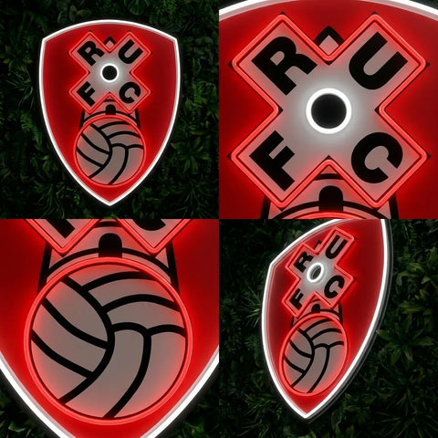 Rotherham United Crest Neon Sign