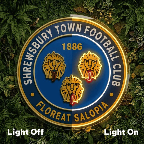 Shrewsbury Town Neon Sign