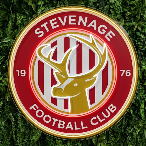 Stevenage FC Crest Neon Sign