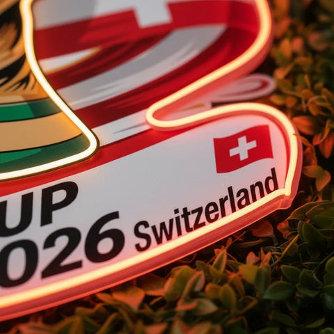 Switzerland National Team Neon Sign