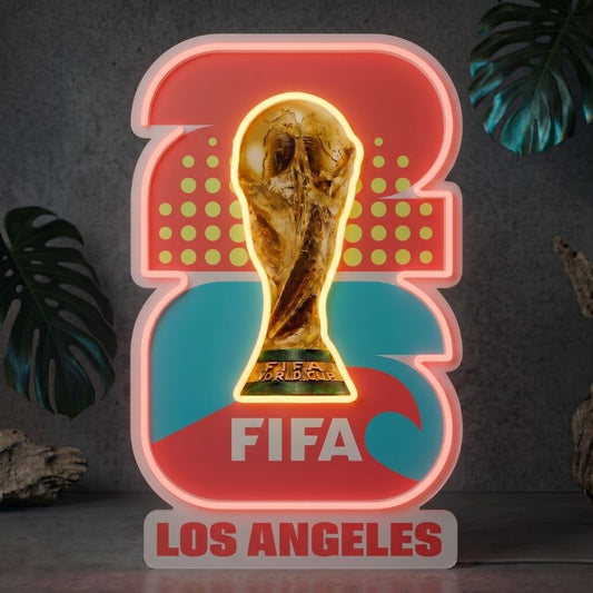 Los Angeles FIFA Fußball-Weltmeisterschaft 2026 Leuchtreklame