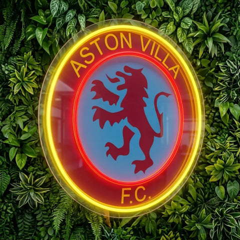Aston Villa 1990 Neon Sign