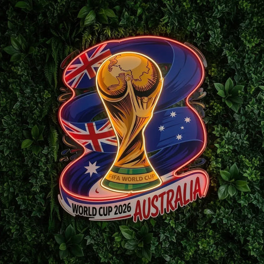 Australische Nationalmannschaft Neonschild