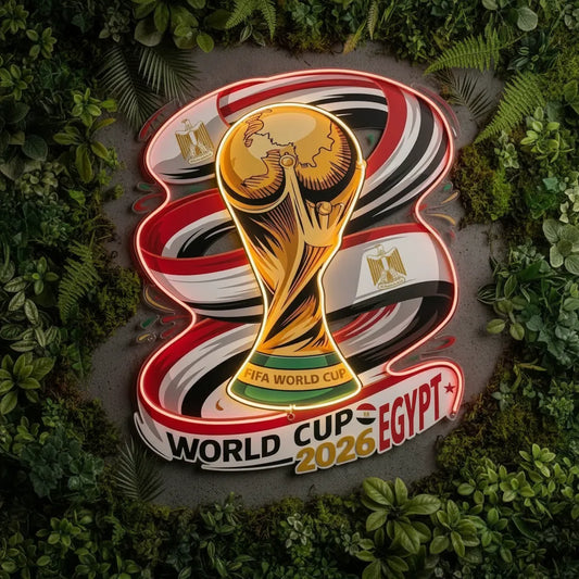 ÄGYPTEN Nationalmannschaft Neon Schild