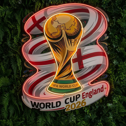 England Nationalmannschaft Neon Schild
