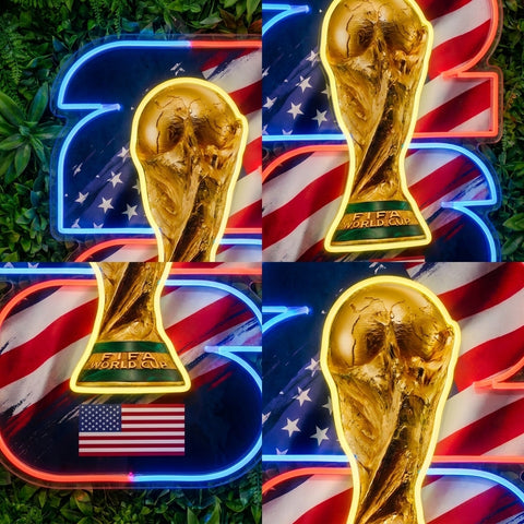 USA Custom World Cup Neon Sign