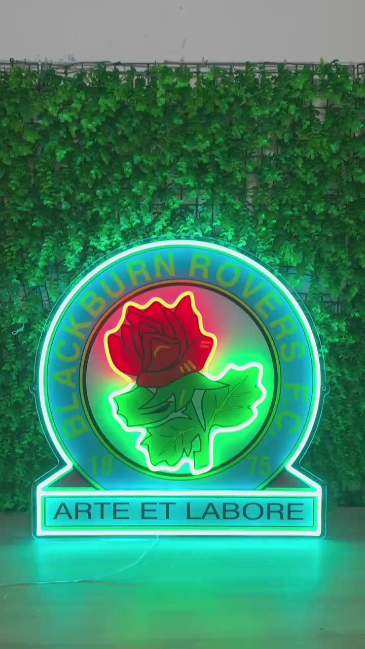 Blackburn Rovers Neon-Schild