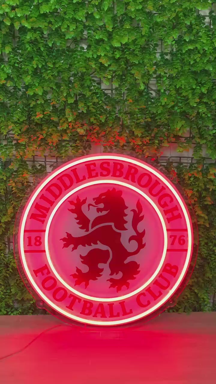Leuchtreklame Middlesbrough 1