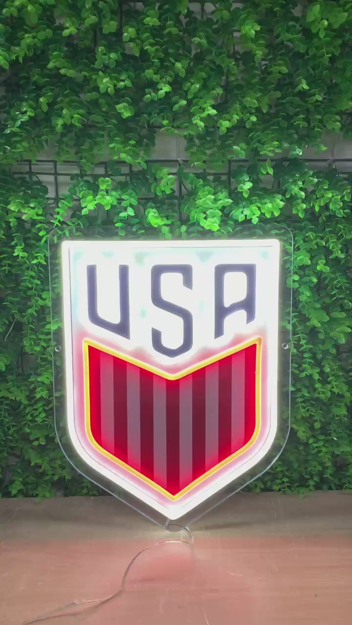 USA World Cup Neonschild
