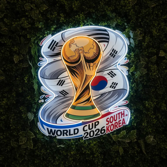 Neon-Schild der südkoreanischen Nationalmannschaft