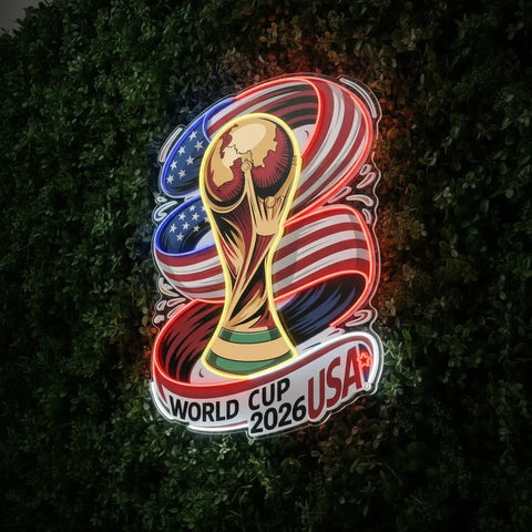 USA National Team Neon Sign