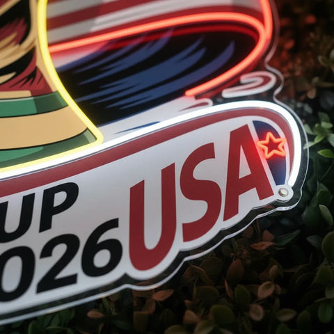 USA National Team Neon Sign