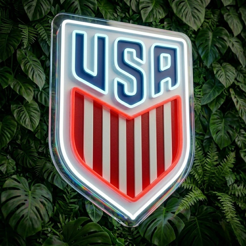 USA World Cup Neon Sign