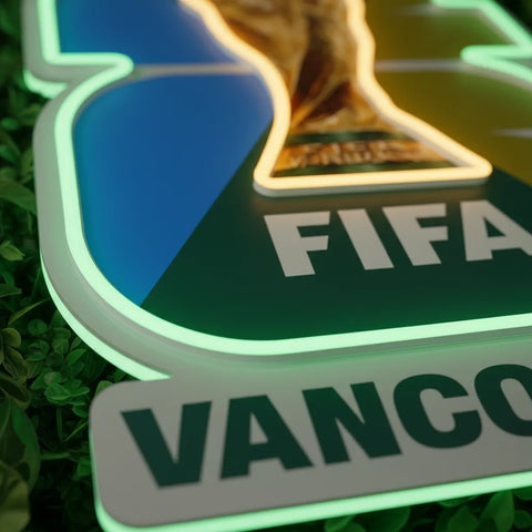 Vancouver FIFA World Cup City Neon Sign
