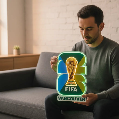 Vancouver FIFA World Cup City Neon Sign