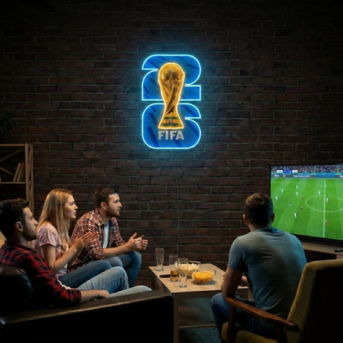 World Cup Neon Sign - HOUSTON